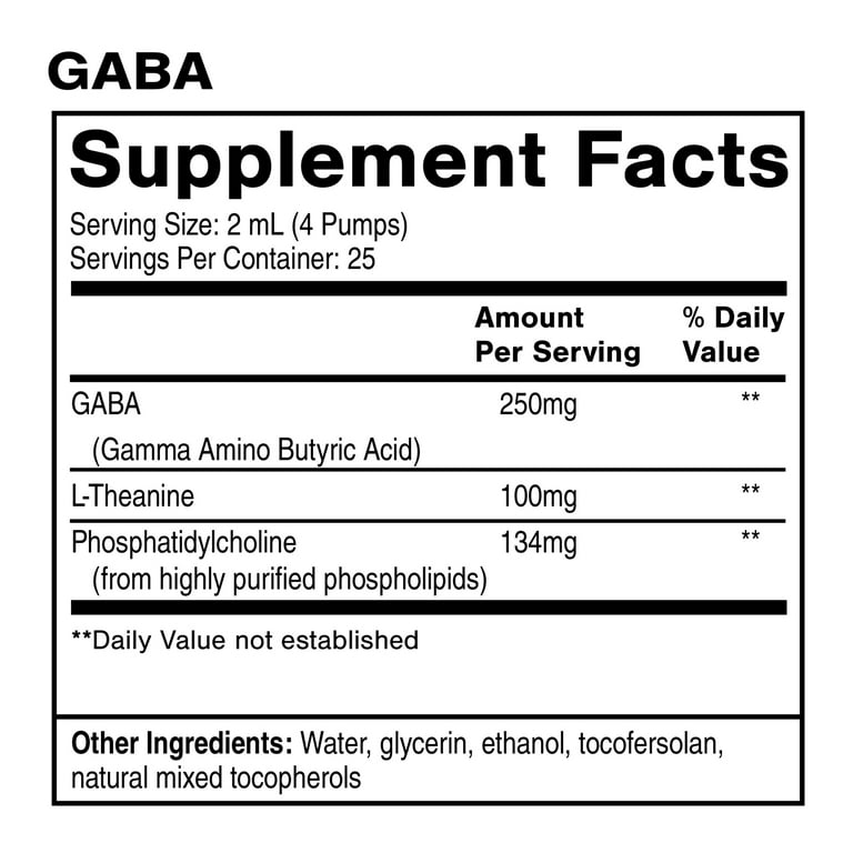 Quicksilver Scientific Liposomal GABA + L-Theanine, 1.7oz / 50ml -  Walmart.com