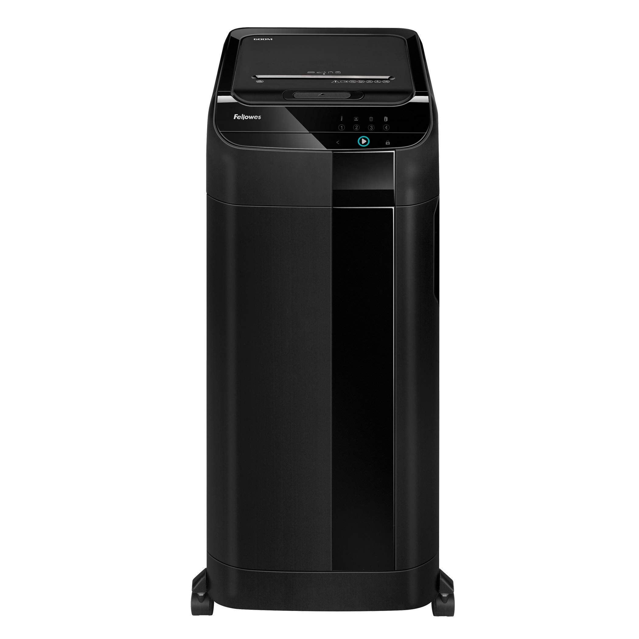 Restored : Fellowes AutoMax 600M 2-in-1 Heavy Duty Auto Feed Commercial Paper Shredder with Micro-Cut (Refurbished)