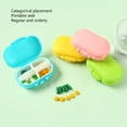 thumbnail image 4 of Portable Dividing Medicine Planner Box Snap Design Daily Medicine Holder Container, 4 Compartments, Secure Snap Closure, Durable, Practical, Convenient Reminder, 4 of 8