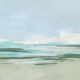 thumbnail image 3 of Vess, June Erica 20x20 Black Modern Framed Museum Art Print Titled - Pale Marsh Coast I, 3 of 5