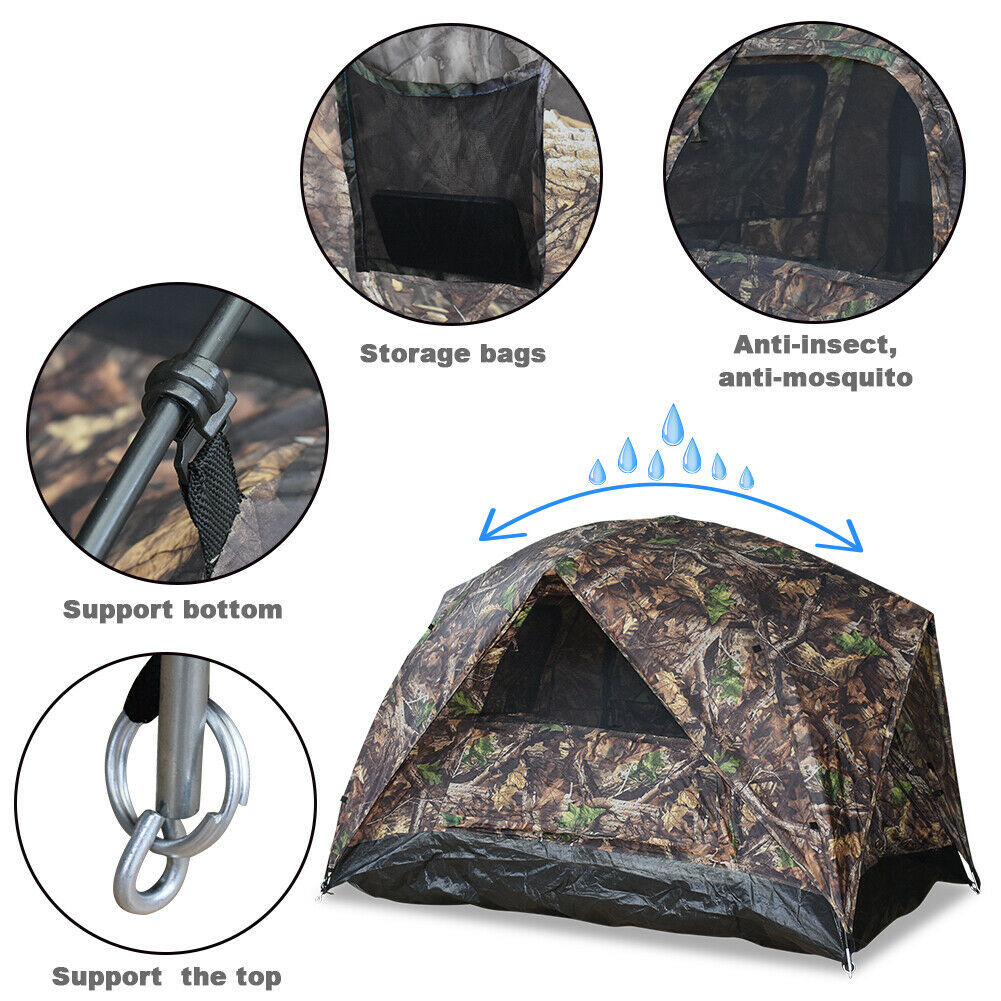 Eurmax Canopy Outdoor Camping Polyester Play Tent, Brown - image 5 of 5