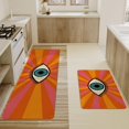 thumbnail image 4 of Boho Kitchen Mat Set of 2,Rainbow Evil Eye Print Abstract Kitchen Rugs and Mats Non Skid Washable,Modern Farmhouse Runner Rugs with Rubber Backing for Kitchen Decor (17"x47"+17"x30"), 4 of 6
