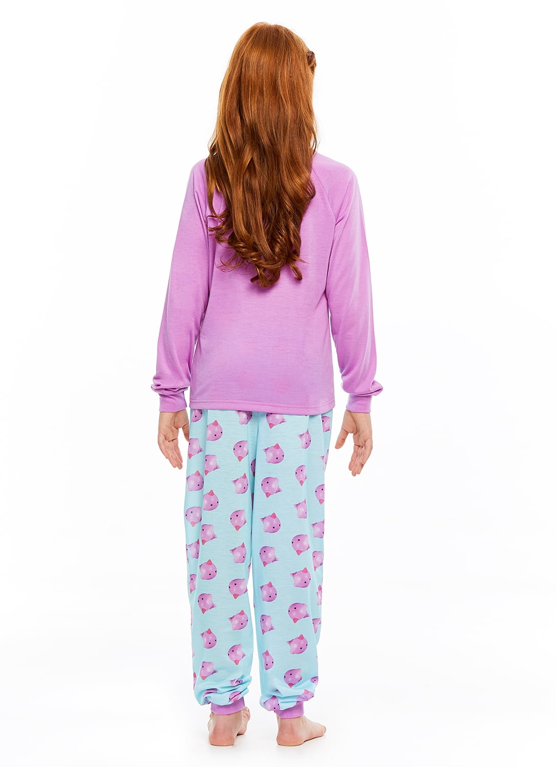 Narwhal Squishy 2Piece Pajama Set Long Sleeve Top & Pajama Pants L