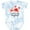 Tie Dye Blue, variant on Inktastic I Love My Poppop Grandchild Boys or Girls Baby Bodysuit