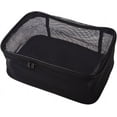 thumbnail image 3 of Assorted Size Cosmetics Travel Bag - Black Mesh Make Up Bag/Organizer - 3PC set, 3 of 6