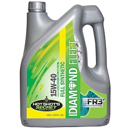 Hot Shot's Secret Green Diamond 100 Percent Synthetic 15W40 Oil Diesel 1 Gallon