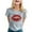 Grey, variant on YM Womens Lips Graphic Shirt Valentines Cute Shorts Sleeve Girl Friend Pullover Blouses Wife Holiday Casual Fashion Tee