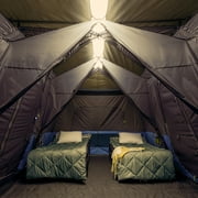 CORE 18' x 10' 12 Person Lighted Instant Cabin Camping Tent, 54lbs