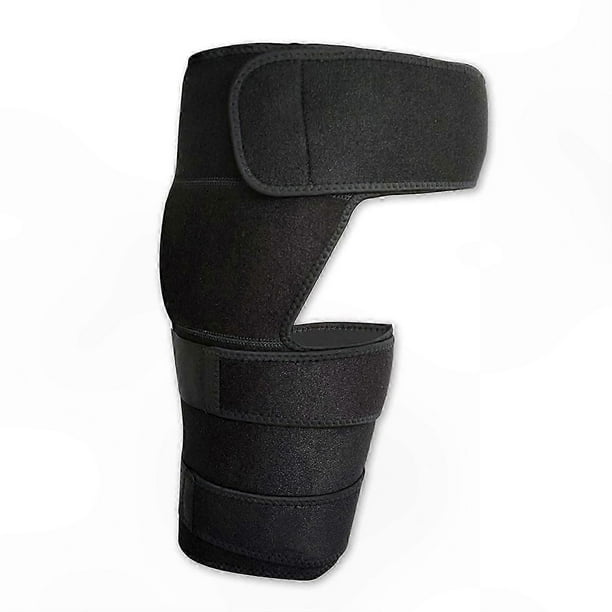 Adjustable Hip Support with Hot Cold Therapy for Men & Women - Groin Wrap for Muscle Relief