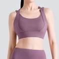 thumbnail image 2 of RXMEKW Sports Bra for Women, Color-Blocked Elastic Workout Top with Removable Padding, Supportive Athletic Shirt for Gym and Running, 2 of 5