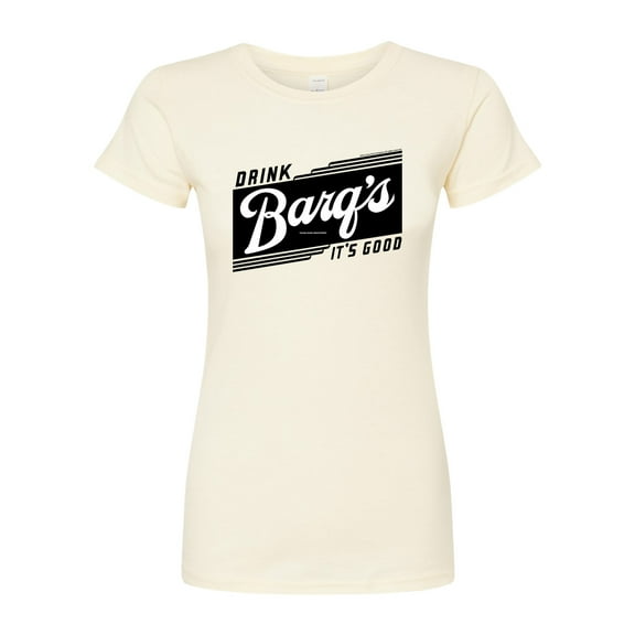 Barq's - Iconic Drinks & Beverages - Retro Banner - Juniors Fitted Graphic T-Shirt
