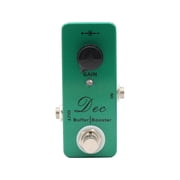 MOSKYAudio Dec Buffer Booster Electric Guitar Effect Pedal Mini Single with Clean Boost True Bypass