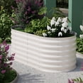 thumbnail image 6 of JoanKaren Raised Garden Bed,4x2x2 ft Outdoor Galvanized Planter Box for Vegetables,Fruits and Flowers,Beige, 6 of 9
