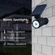 thumbnail image 2 of Bionic Spotlight Solar Spot Sensor de movimiento de 25 pies, paneles solares, impermeable, resistente a las heladas, patio, patio e iluminación exterior como se ve en la televisión, negro Fokelyi WRHS-20, 2 of 5