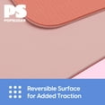 thumbnail image 5 of Popsugar 6mm PVC Printed Oval-Stripe Pink Rose Yoga Mat, 24x68 Inch, 5 of 7