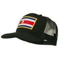 thumbnail image 2 of Costa Rica Patched Mesh Cap - Black OSFM, 2 of 5