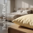 thumbnail image 4 of Unique Bargains Cotton Envelope Closure Pillowcases 2 Pack Wrinkle Resistant Bedding Beige, 4 of 5