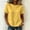 Yellow, variant on Qulqfy Short Sleeve Womens Blouses Crew Neck Casual Solid Cotton Linen Blue Spring Summer Tops for Women 2026 L