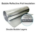 thumbnail image 2 of NASATEK 12 in. x 50 ft. Double Reflective Insulation Rafters Duct Pipe Wrap, 2 of 9