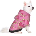 thumbnail image 2 of Fotbe Watermelon Sudadera con Estampado para Perros Pequeños – Suéter con Capucha para Mascotas, Tela Suave de Forro Polar con Bolsillo-X-Large, 2 of 7