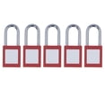 thumbnail image 1 of Candados de seguridad Jadeshay 5 juegos de Candados de bloqueo y etiquetado Nylon, metal A, 1 of 8