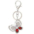 thumbnail image 3 of Xinyolin Shiny Rhinestone Hollowed Butterfly Pendant Keychain Keys, Organizer Ring Decor, 3 of 7