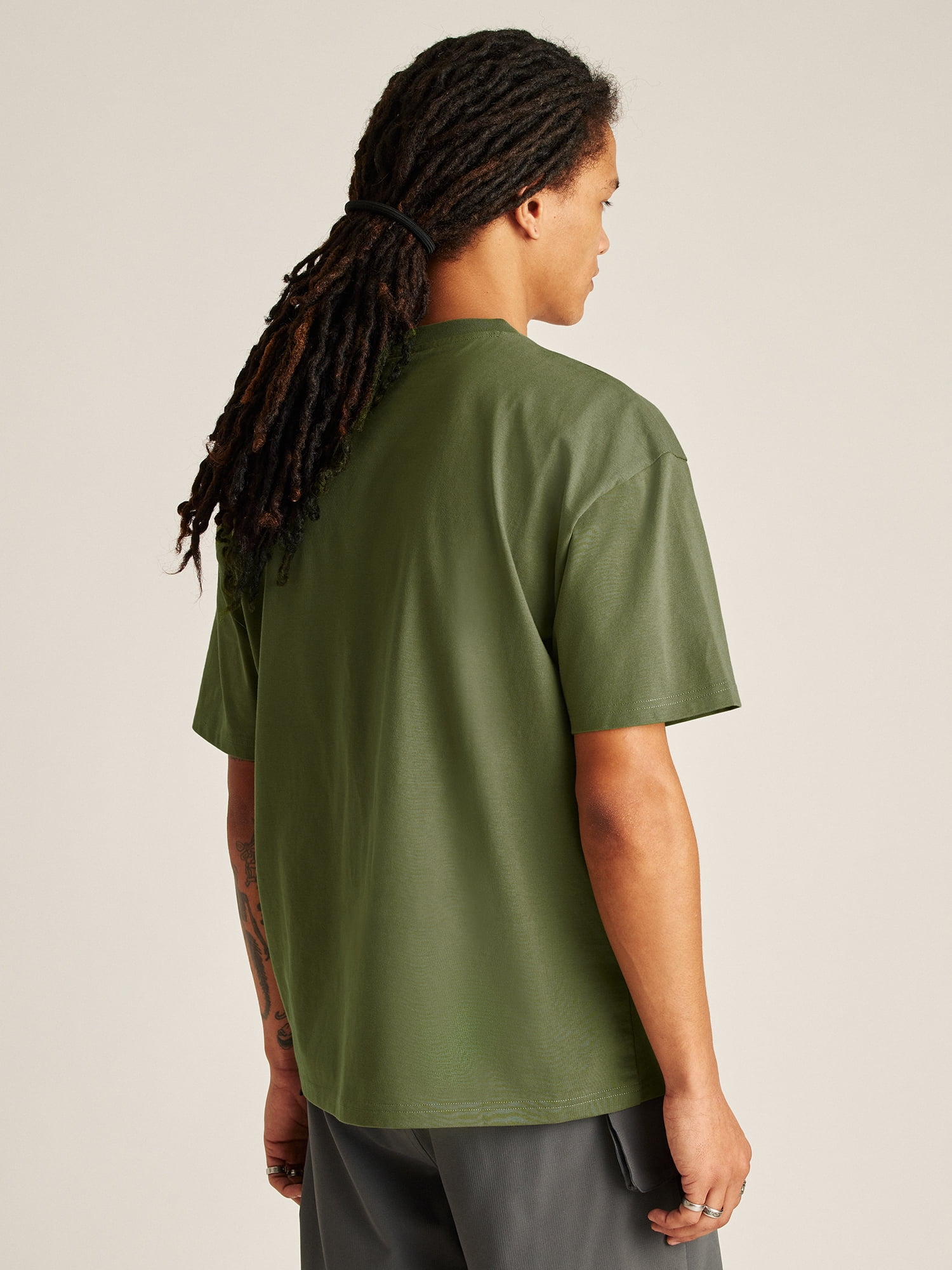 Bonobos Fielder Men's and Big Men's Short Sleeve Relaxed Fit Pocket Tee, Up to Size 3XL