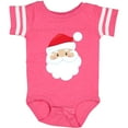 thumbnail image 3 of Inktastic Santa Claus, Smiling Santa, Red Hat, White Beard Boys or Girls Baby Bodysuit, 3 of 5