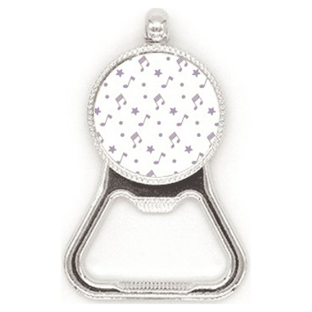 Purple Big Stars Music Notes Metal Beer Bottle Cap Opener Duty Stainless Steel
