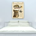 thumbnail image 4 of Clouded Leopard Wall Art Knowledge Poster Educational Wall Art Vintage Prints Decor Painting for Living Room Unframed 16×24 in, 4 of 5