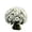 White2, variant on Memorial Flower Arrangement, Oimcto White Roses with Baby's Breath, Artificial Cemetery Flowers Set for Gravesite, Easy to Arrange, Weather-Resistant, Fade-Proof includes Vase, Type D