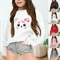 thumbnail image 6 of LRen Graphic Hoodies for Girls Size 14-16 Christmas Tree Print Long Sleeve T-Shirts Casual Soft Spring Fall Casual Shirt Gifts for Kids,5-6 Years,Z2-Red, 6 of 6