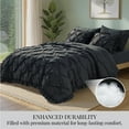 thumbnail image 7 of U by Bedsure King beds in a bag with Flat Sheet and Fitted Sheet, Pillowcases & Shams, Black, 7 of 7