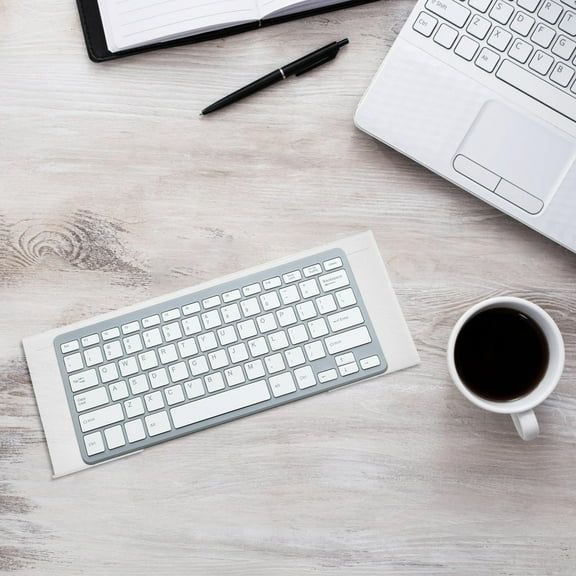 WHAMVOX 1Pcs Desk Keyboard Tray Acrylic Stand For Home Office And Workspace Organization 15.7X5.8X1.7in