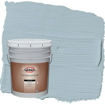 Glidden Fundamentals Chambray / Blue Semi-Gloss Exterior Paint, 5 Gallon