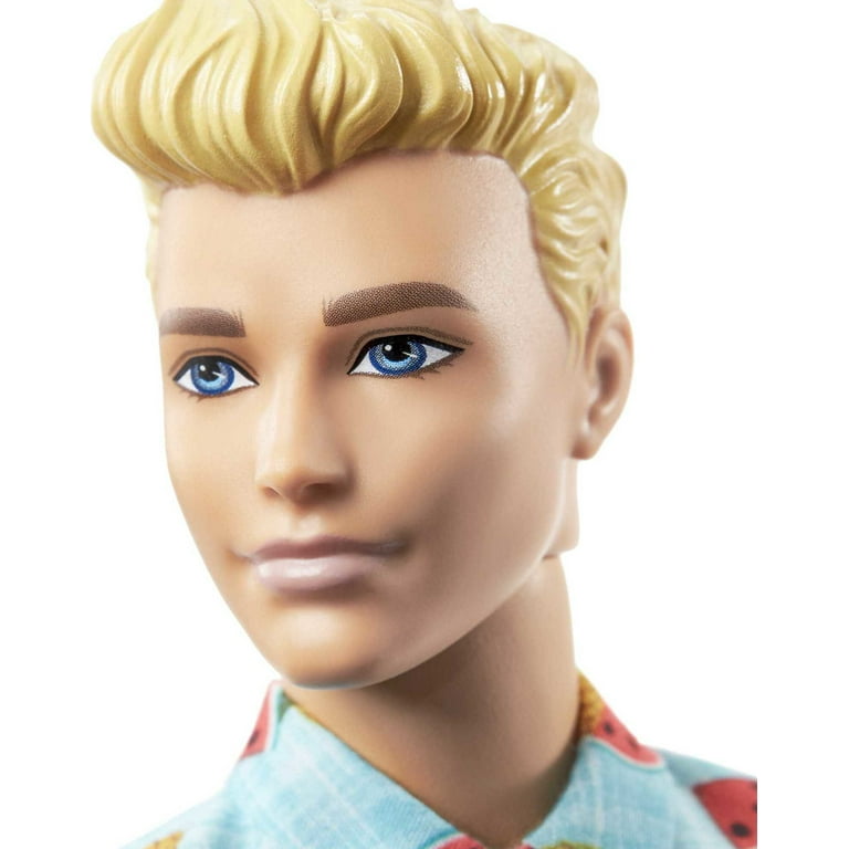 Barbie Signature Looks Ken Doll Blonde with Facial Hair Fully