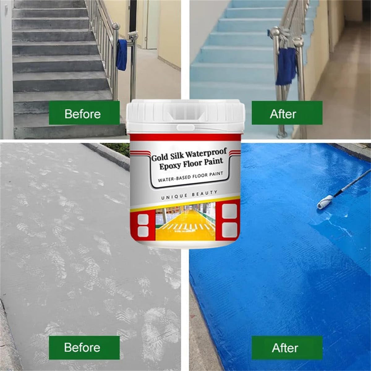 Quick-Dry Anti-Slip Water-Based Floor Paint, Concrete Paint, Floor Paint Epoxy Floor Paint, Floor Paint Interior, Concrete Floor Paint