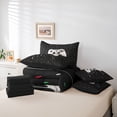 thumbnail image 6 of Feelyou Cartoon Gamepad Boy Bedding Comforter Set 7pcs, Video Gaming Queen Bedding Sets, 6 of 8