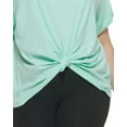 thumbnail image 3 of DKNY Sport Womens Plus Tee Fitness Pullover Top, 3 of 3