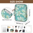 thumbnail image 3 of Haosy Accordion File Organizer Zipper Binder 500 Sheet 6-Tab Expanding File Folder Multi-Pocket 1.2 Inch 3 Ring Watercolor Daisy Flowers, 3 of 7