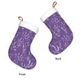 thumbnail image 3 of Haiem Lavender Flowers Pattern Christmas Stockings, Personalized 18 Inches Knit Christmas Stockings Xmas Hanging Stockings for Family Christmas Decorations, 3 of 7