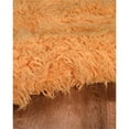 thumbnail image 4 of Linon New Flokati Hand Woven Wool 5'x8' Rug in Sherbet Orange, 4 of 8