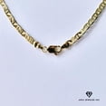 thumbnail image 5 of Collar de oro de 14 quilates con colgante de estrella david, el mejor regalo unisex para madre, padre, novia, novio, ella, él, collar de cadena marinera de 14 quilates de Aria Jeweler Daily, 5 of 5