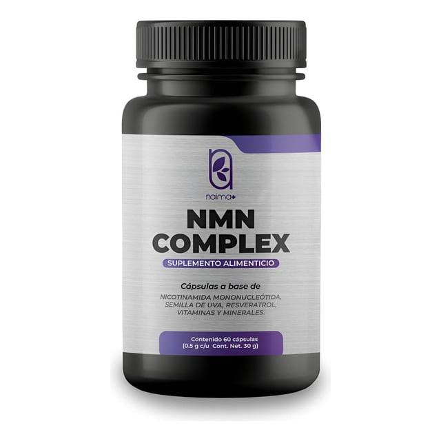 Nmn Nicotinamida Mononucleótido Resveratrol B3 60 Cápsulas Sin Sabor
