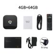 thumbnail image 1 of Quad Core Top Box 6k Juego de reproductor multimedia para Android 9.0 2 Receptor de televisión USB Caja de TV Enchufe de la UE 4GB + 64GB kenally EL000079-02B, 1 of 2
