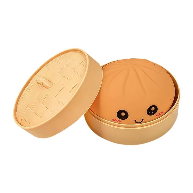 Juguetes de mano con forma de dumpling para la oficina, regalos originales para el