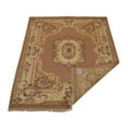 thumbnail image 4 of Rugsotic Carpets Hand Knotted Aras, Oriental Wool Area Rug, Peach, 6'x9', 4 of 5