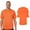 Safety Orange 2 Pcs, variant on High Visibility Short Sleeve Workwear Tee, 100% Polyester, Hi Vis Men's Zone Performance Mesh T-Shirt (Safety Yellow 5 Pack,S)