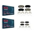 thumbnail image 1 of CMX Front Rear Ceramic Brake Pads Kit for Car Kia Rio Hyundai Accent KCX-100061, 1 of 9