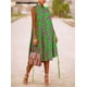 thumbnail image 2 of Summer Fashion Print Sleeveless Button Shirt Dress Women Casual Loose Sleeveless Shirt Dress WomenXL Gao Jinjia LED, 2 of 2